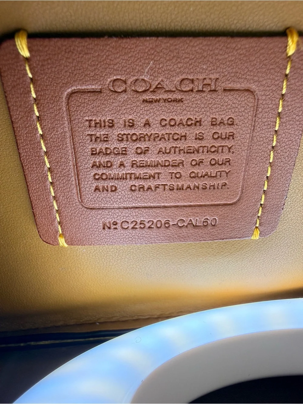 Coach Mini Hadley Crossbody Pebbled Leather Bag in Lemon Yellow